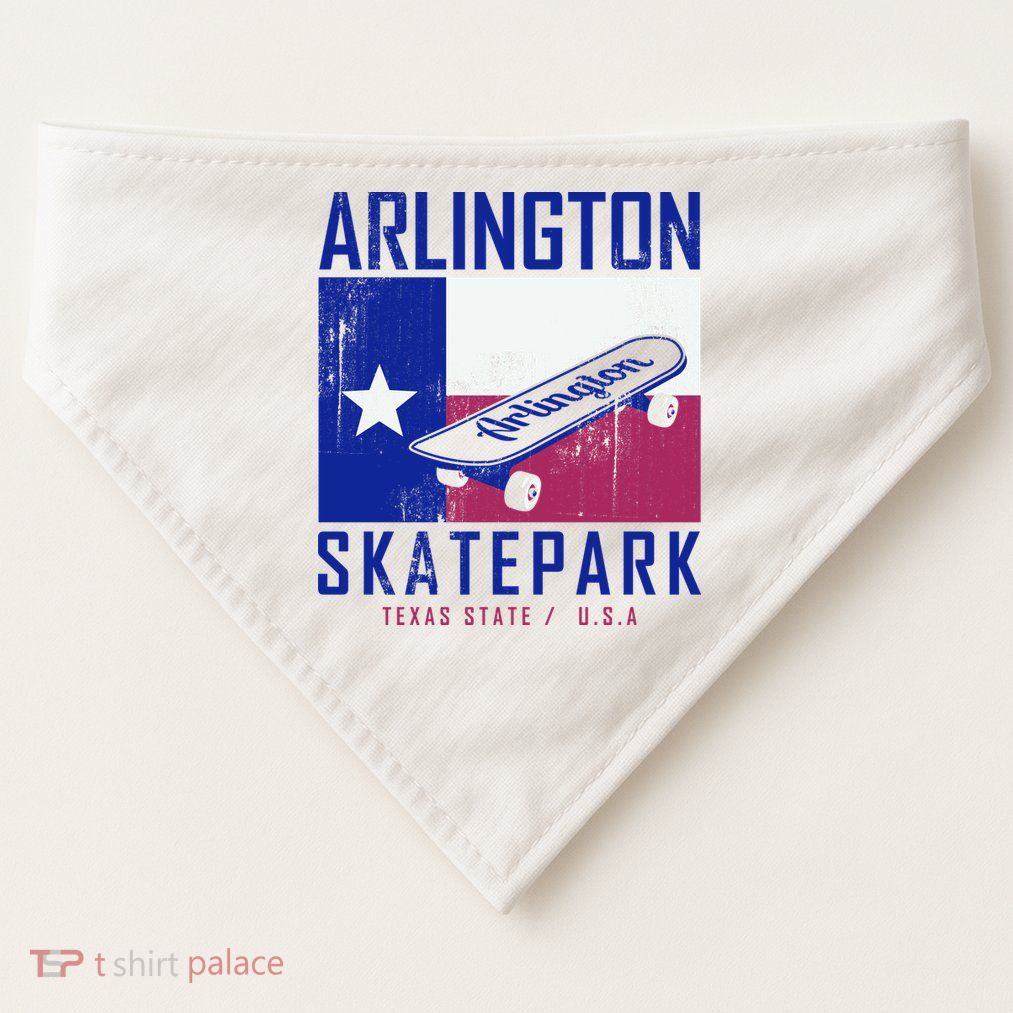 Arlington Skatepark Texas USA-Made Doggie Bandana
