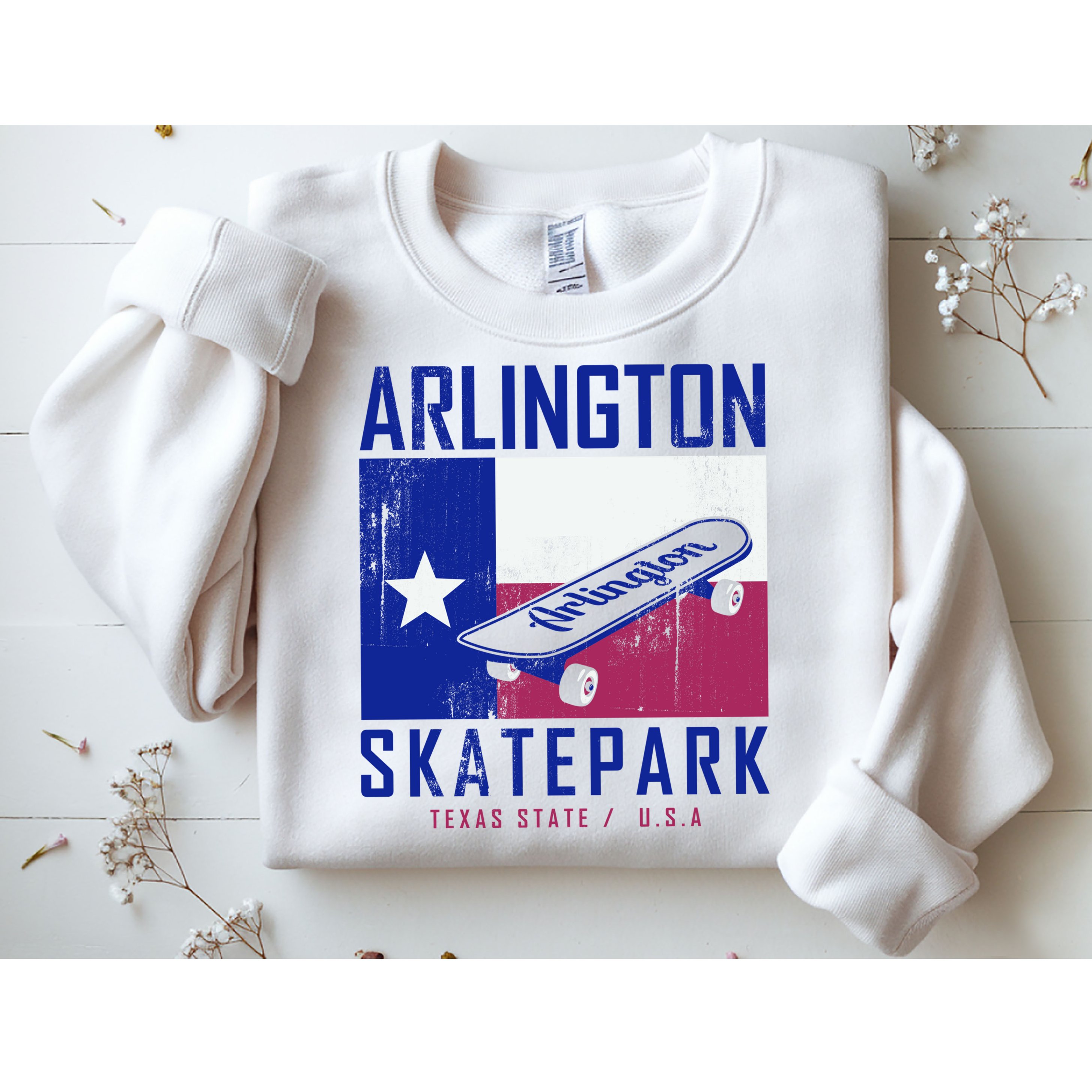 Arlington Skatepark Texas Sweatshirt