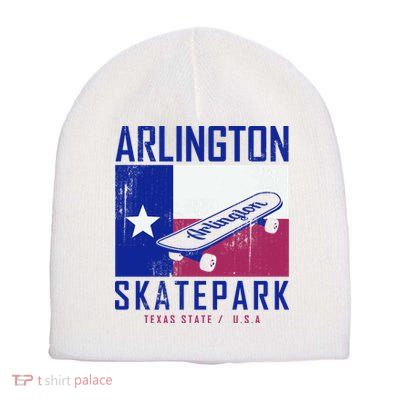 Arlington Skatepark Texas Short Acrylic Beanie