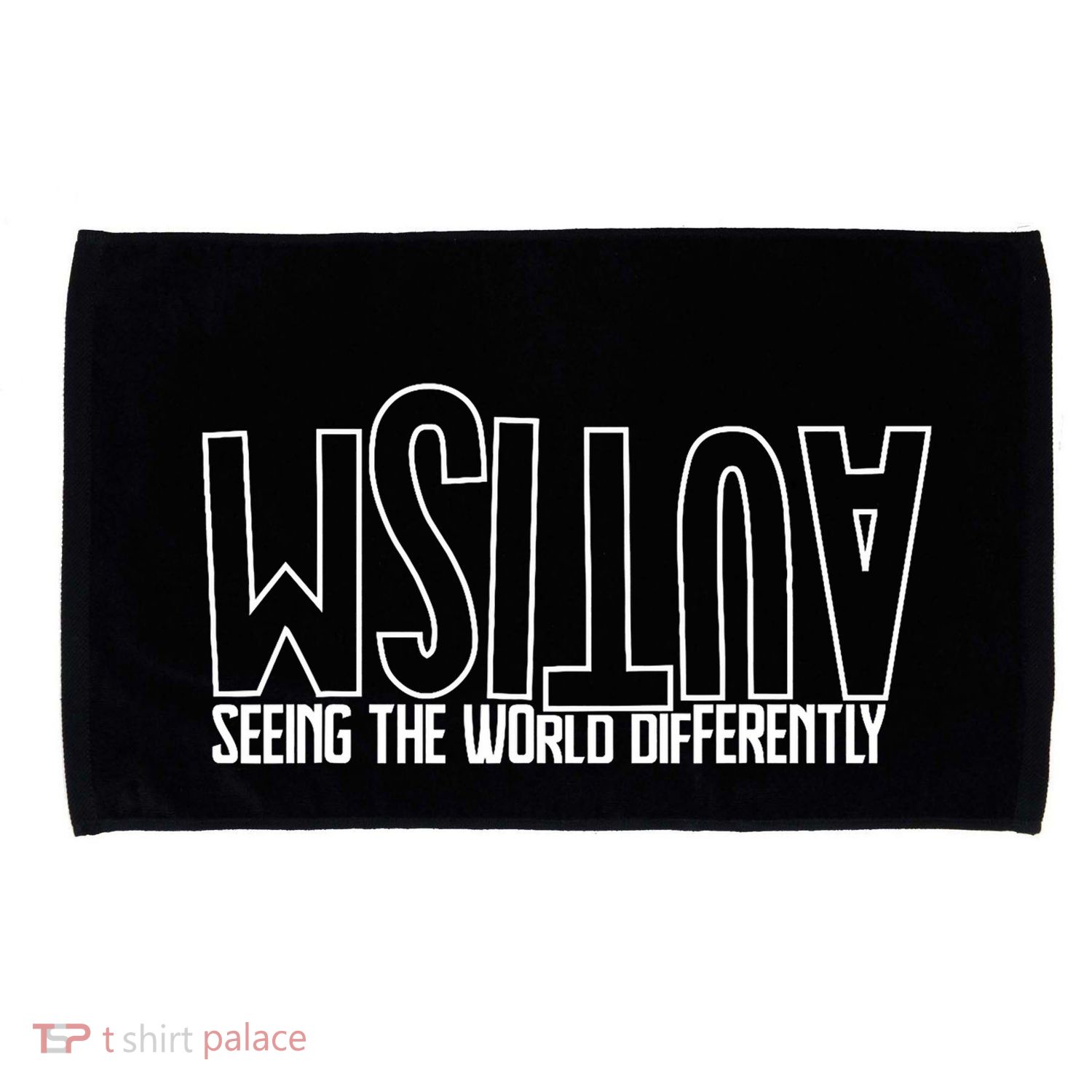 Autism Seeing The World Differently Awareness Microfiber Hand Towel