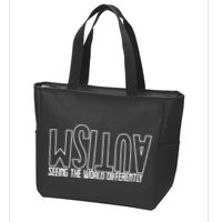 Autism Seeing The World Differently Awareness Zip Tote Bag