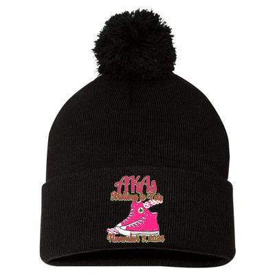 Akas Strolling To Vote Pom Pom 12in Knit Beanie