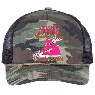 Akas Strolling To Vote Retro Rope Trucker Hat Cap