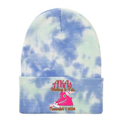 Akas Strolling To Vote Tie Dye 12in Knit Beanie