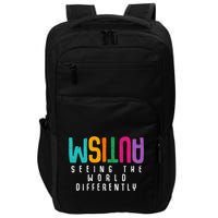 Autism Seeing The World Differently Support Autism Awareness Gift Impact Tech Backpack