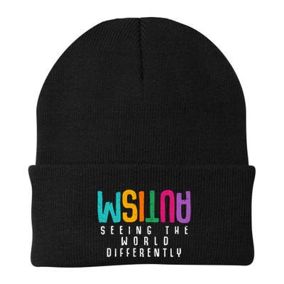 Autism Seeing The World Differently Support Autism Awareness Gift Beanie
