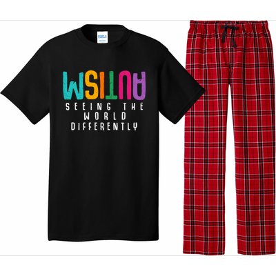 Autism Seeing The World Differently Support Autism Awareness Gift Pajama Set