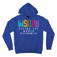 Autism Seeing The World Differently Support Autism Awareness Gift Hoodie