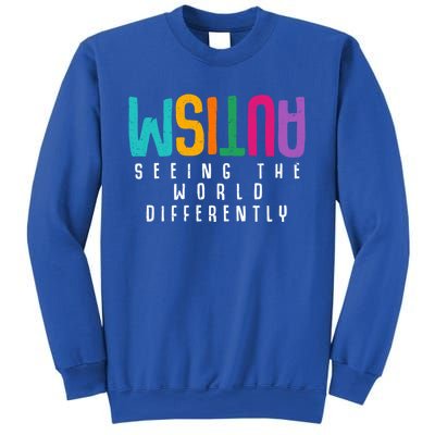 Autism Seeing The World Differently Support Autism Awareness Gift Sweatshirt