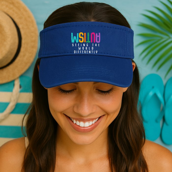 Autism Seeing The World Differently Support Autism Awareness Gift Visor