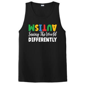 Autism Seeing The World Differently Asd Autistic Gift PosiCharge Competitor Tank