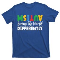 Autism Seeing The World Differently Asd Autistic Gift T-Shirt