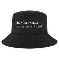 A Sock Thief Doberman Dog funny pet lovers Cool Comfort Performance Bucket Hat