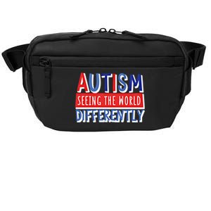 Autism Seeing The World Differently Awareness Autistic Gift Crossbody Pack