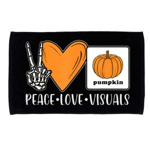 Aac Speech Therapy Slpa Group Halloween Aac Fall Device Slp Microfiber Hand Towel