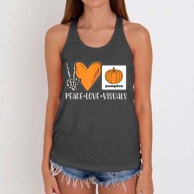 Aac Speech Therapy Slpa Group Halloween Aac Fall Device Slp Women's Knotted Racerback Tank