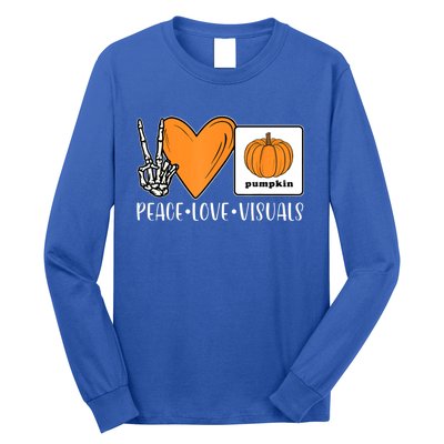 Aac Speech Therapy Slpa Group Halloween Aac Fall Device Slp Long Sleeve Shirt