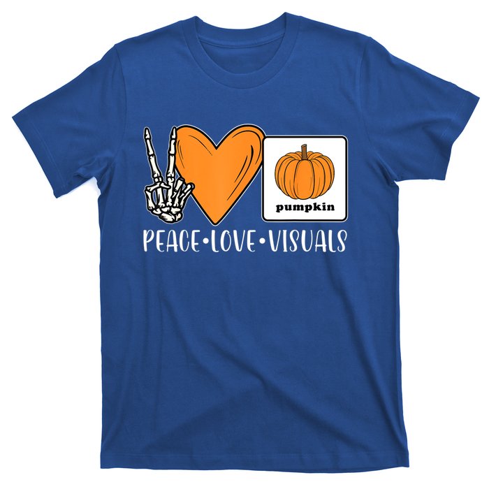 Aac Speech Therapy Slpa Group Halloween Aac Fall Device Slp T-Shirt