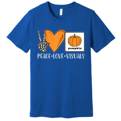 Aac Speech Therapy Slpa Group Halloween Aac Fall Device Slp Premium T-Shirt