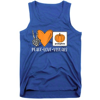 Aac Speech Therapy Slpa Group Halloween Aac Fall Device Slp Tank Top