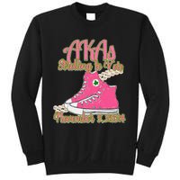 Akas Strolling To Vote November 5 2024 Chucks And Pearls Sweatshirt