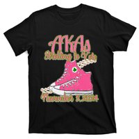 Akas Strolling To Vote November 5 2024 Chucks And Pearls T-Shirt