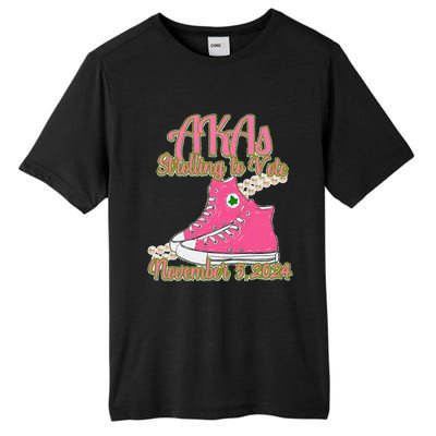 Akas Strolling To Vote November 5 2024 Chucks And Pearls Tall Fusion ChromaSoft Performance T-Shirt