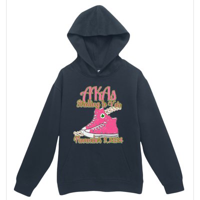 Akas Strolling To Vote November 5 2024 Chucks And Pearls Urban Pullover Hoodie