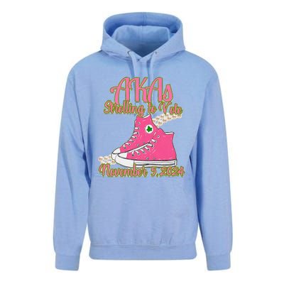 Akas Strolling To Vote November 5 2024 Chucks And Pearls Unisex Surf Hoodie