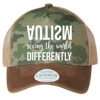 Autism Seeing The World Differently Legacy Tie Dye Trucker Hat