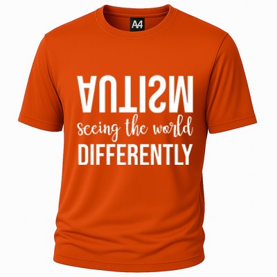 Autism Seeing The World Differently Cooling Performance Crew T-Shirt