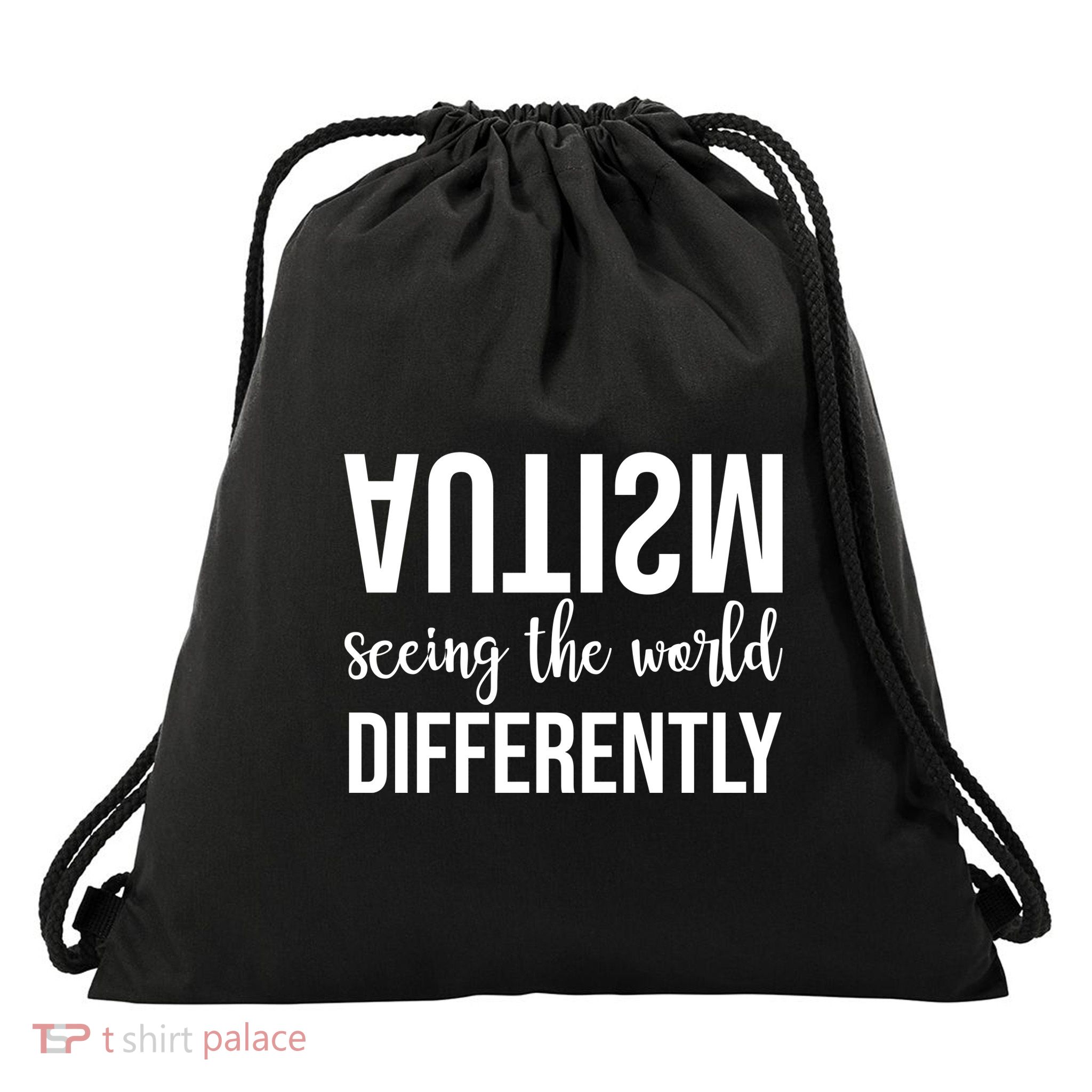 Autism Seeing The World Differently Drawstring Bag