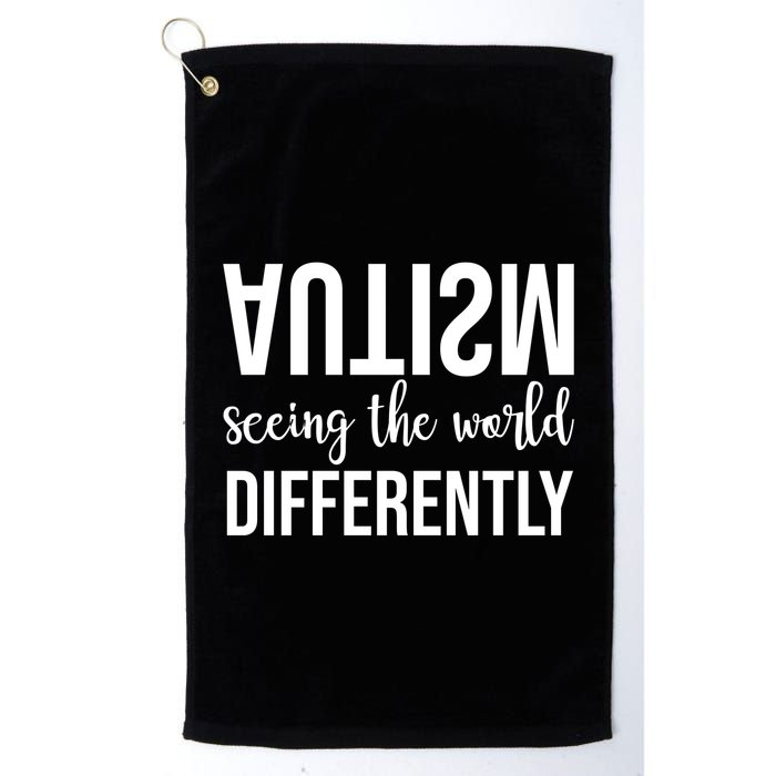Autism Seeing The World Differently Golf Towel