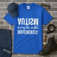 Autism Seeing The World Differently Tall T-Shirt