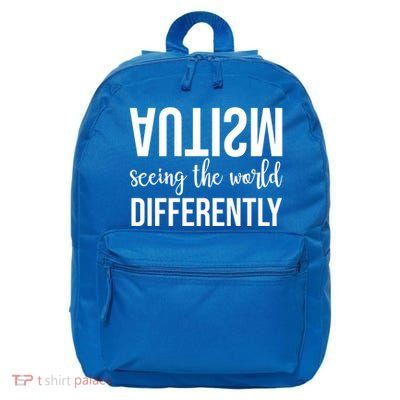 Autism Seeing The World Differently 16 in Basic Backpack