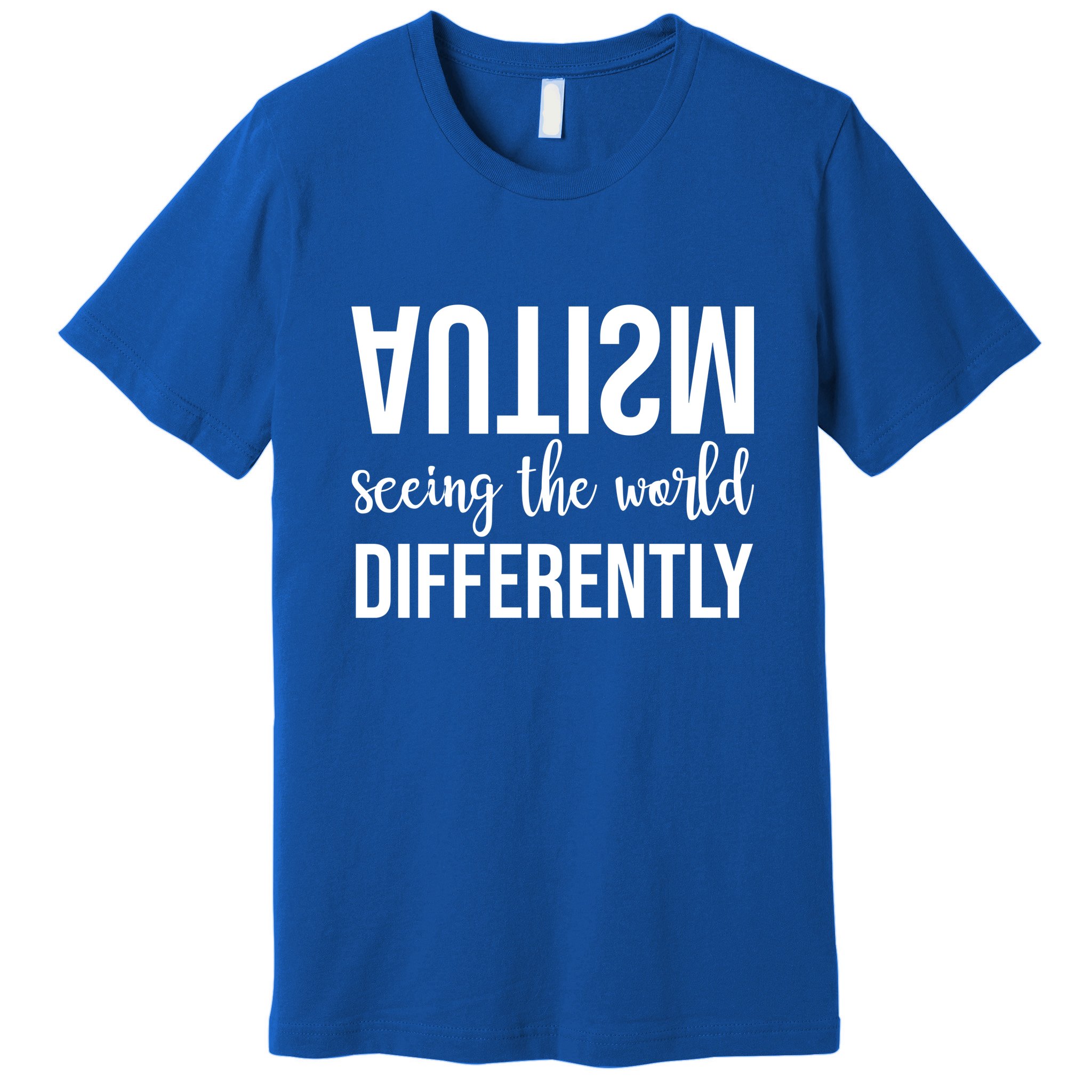 Autism Seeing The World Differently Premium T-Shirt