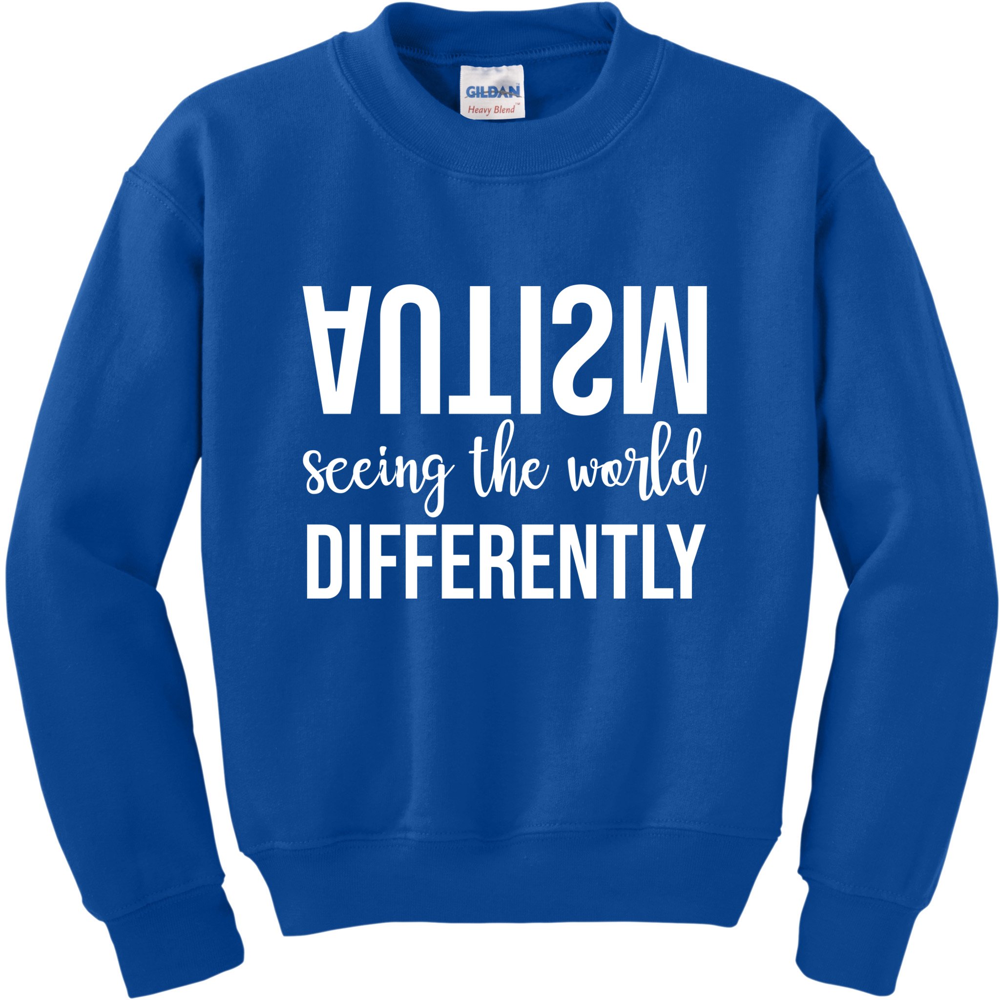 Autism Seeing The World Differently Kids Sweatshirt