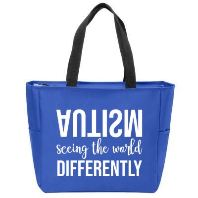 Autism Seeing The World Differently Zip Tote Bag