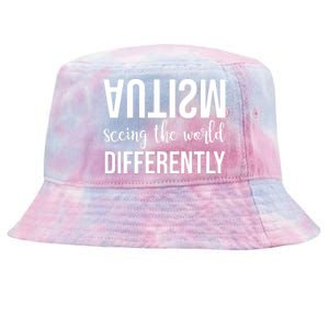 Autism Seeing The World Differently Tie-Dyed Bucket Hat