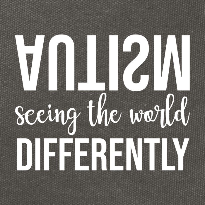 Autism Seeing The World Differently Cotton Canvas Backpack