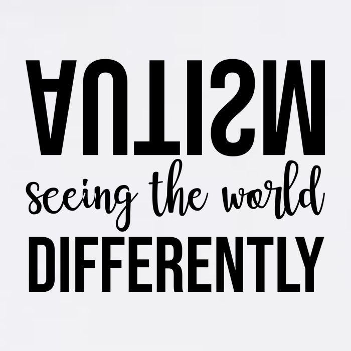 Autism Seeing The World Differently Garment-Dyed Sweatshirt