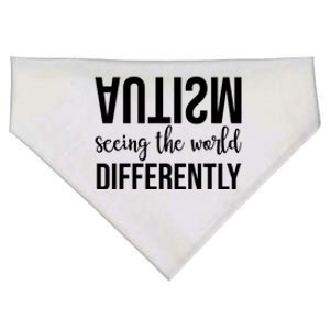 Autism Seeing The World Differently USA-Made Doggie Bandana