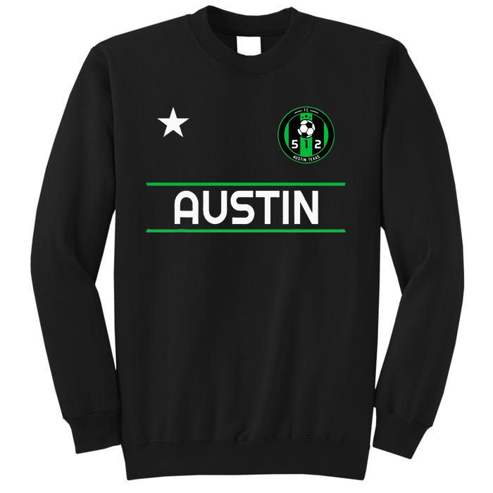 Austin Soccer Team Jersey Mini 512 Badge Sweatshirt