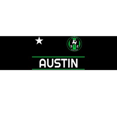 Austin Soccer Team Jersey Mini 512 Badge Bumper Sticker