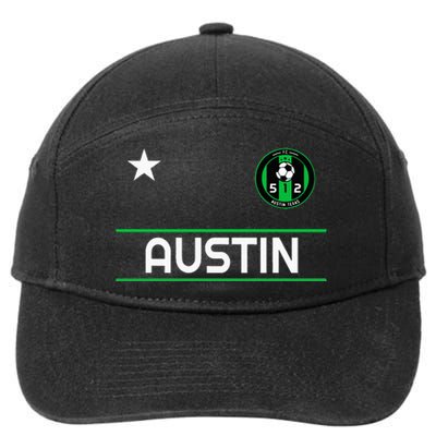 Austin Soccer Team Jersey Mini 512 Badge 7-Panel Snapback Hat