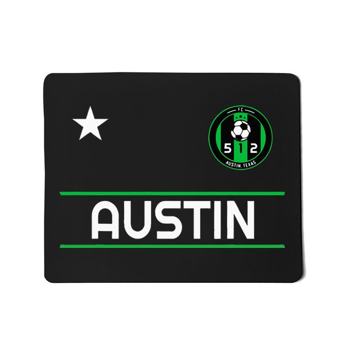 Austin Soccer Team Jersey Mini 512 Badge Mousepad