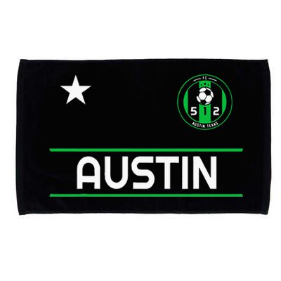 Austin Soccer Team Jersey Mini 512 Badge Microfiber Hand Towel