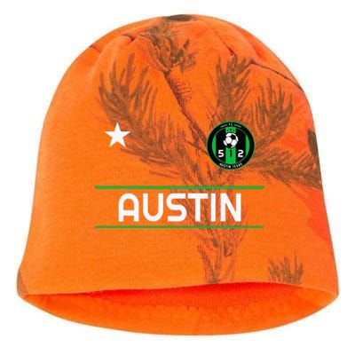 Austin Soccer Team Jersey Mini 512 Badge Kati - Camo Knit Beanie