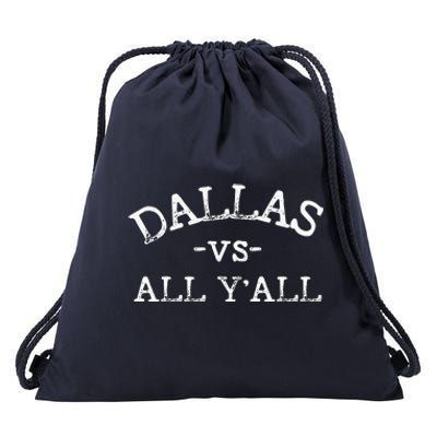 All Sport Trends Women Dallas Vs All Yall Drawstring Bag