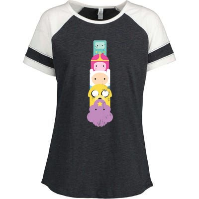 Adventure Stack Time! Enza Ladies Jersey Colorblock Tee